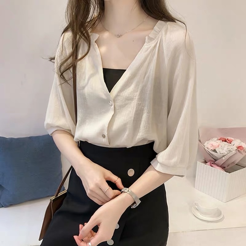 女裝雪紡上衣小衫