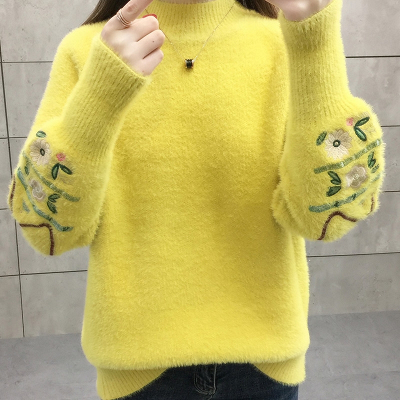 女裝雜款水貂毛毛衣款式貨源多多