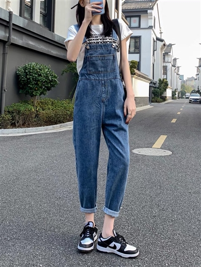 女裝雜款牛仔背帶裙褲新款多多
