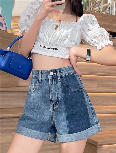 女裝雜款夏裝牛仔短褲量大b
